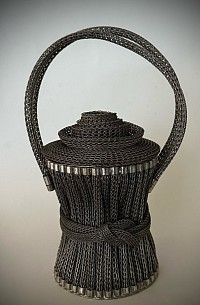 A contemporary Metal Mesh purse by Sarah Cavender