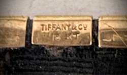 Tiffany karat gold marking