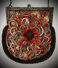 unique, textile purse