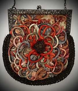 unique, textile purse
